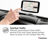 TomTom GO Camper Max 2nd Gen Campervan & Caravan 7'' Sat Nav - World Maps