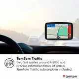 TomTom GO Navigator 7" Car Navigation Screen Real-Time Traffic Europe Maps