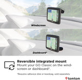 TomTom GO Classic 5'' 2nd Gen 4YF5.001.00 UK/ROI & EU Maps Sat Nav - Black