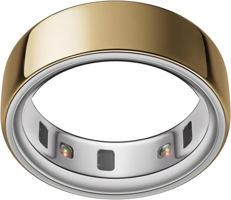 Oura 0A11 Ring Gen 4 Unisex Adult Titanium Activity Tracker - Gold - Size 9 - Kazoop 