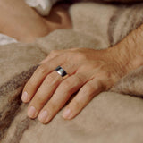 Oura Ring 4 Smart Heart Rate Sleep Tracking Device - Silver - Size 7