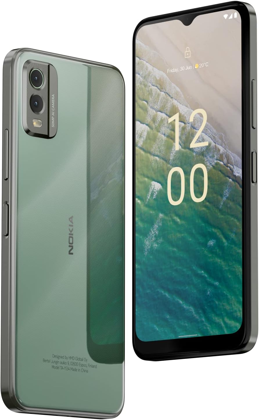 Nokia C32 64GB SIM-Free 4G Smartphone 6.5" Unlocked Dual SIM - Green - Kazoop 