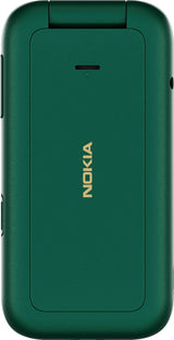 Nokia 2660 2.8'' 4G Flip Mobile Phone 128MB Dual SIM-Free Unlocked - Green