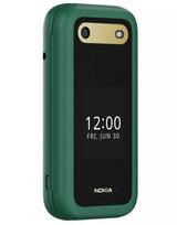 Nokia 2660 2.8'' 4G Flip Mobile Phone 128MB Dual SIM-Free Unlocked - Green