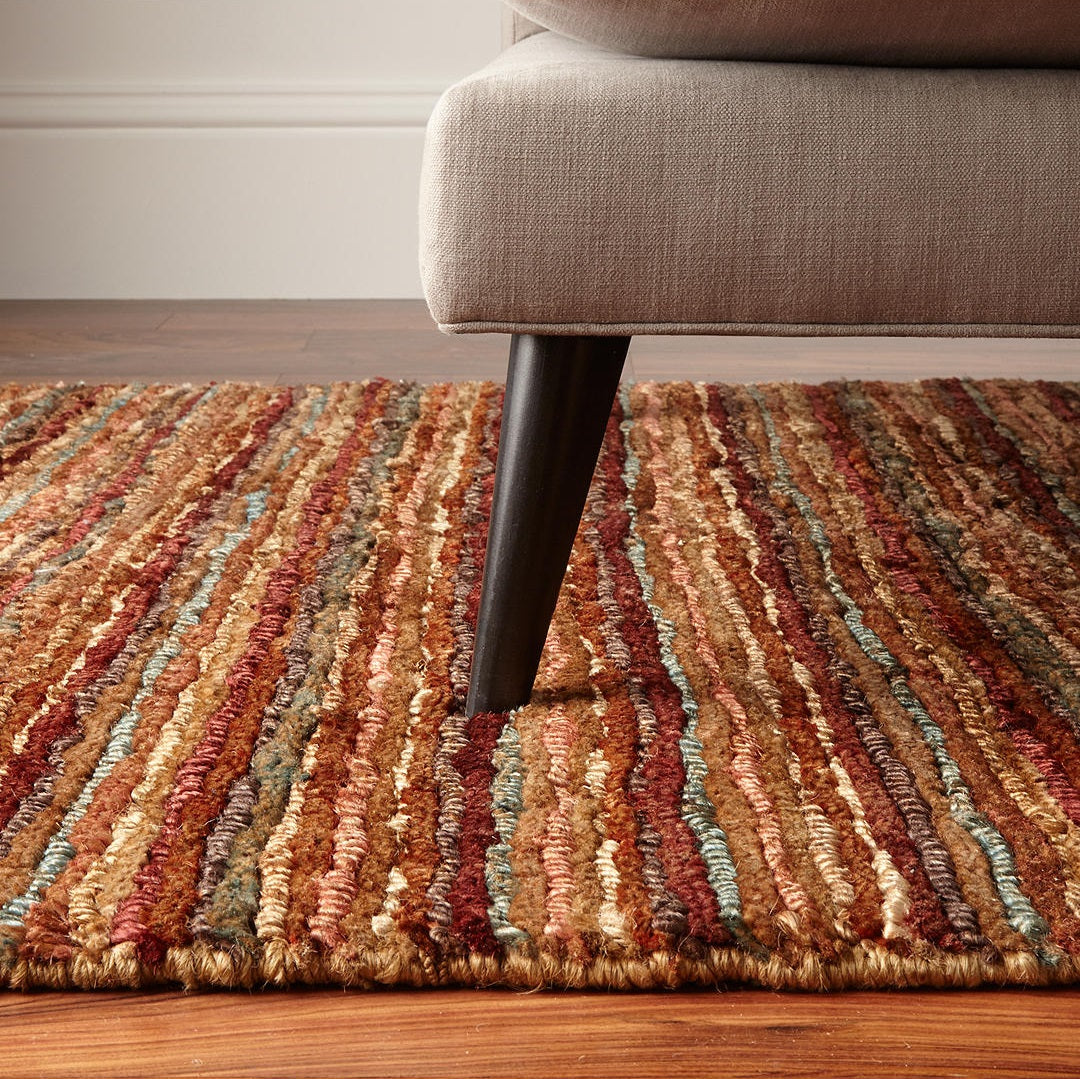 John Lewis Rustic Hand Knotted Plain 100% Jute Rug - L240 x W170cm