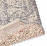 John Lewis & Partners Kabir Medallion Wool Rug L155 x W85cm - Blue/Grey - Kazoop 