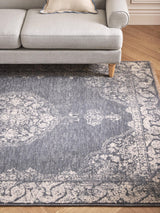 John Lewis Kabir Medallion Machine-made Rectangular Rug Grey L235 x W170cm