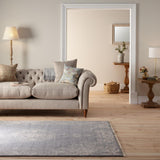 John Lewis Kabir Medallion Machine-made Rectangular Rug Grey L235 x W170cm