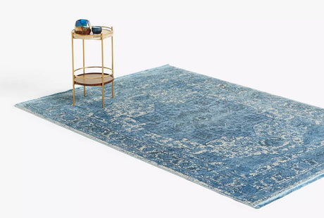 John Lewis & Partners Medallion Fade Traditional Rug L290 x W200cm - Blue - Kazoop 