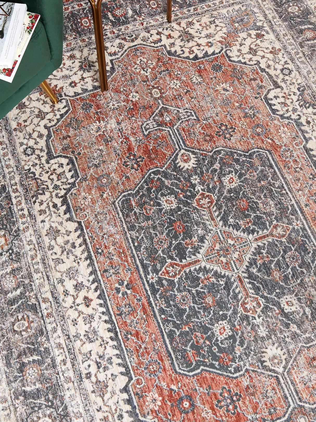 John Lewis & Partners Medallion Traditional Rug L230 x W160 cm - Red