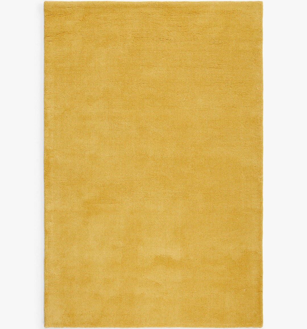 John Lewis Wellington 100% Wool Rug 300cm x 200cm - Saffron Yellow