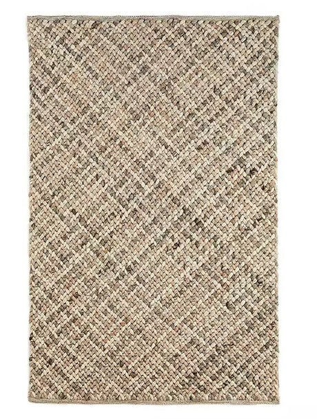 Croft Collection Matlock Wool Mix Rug L240 x W170cm - Natural/Multi - Kazoop 