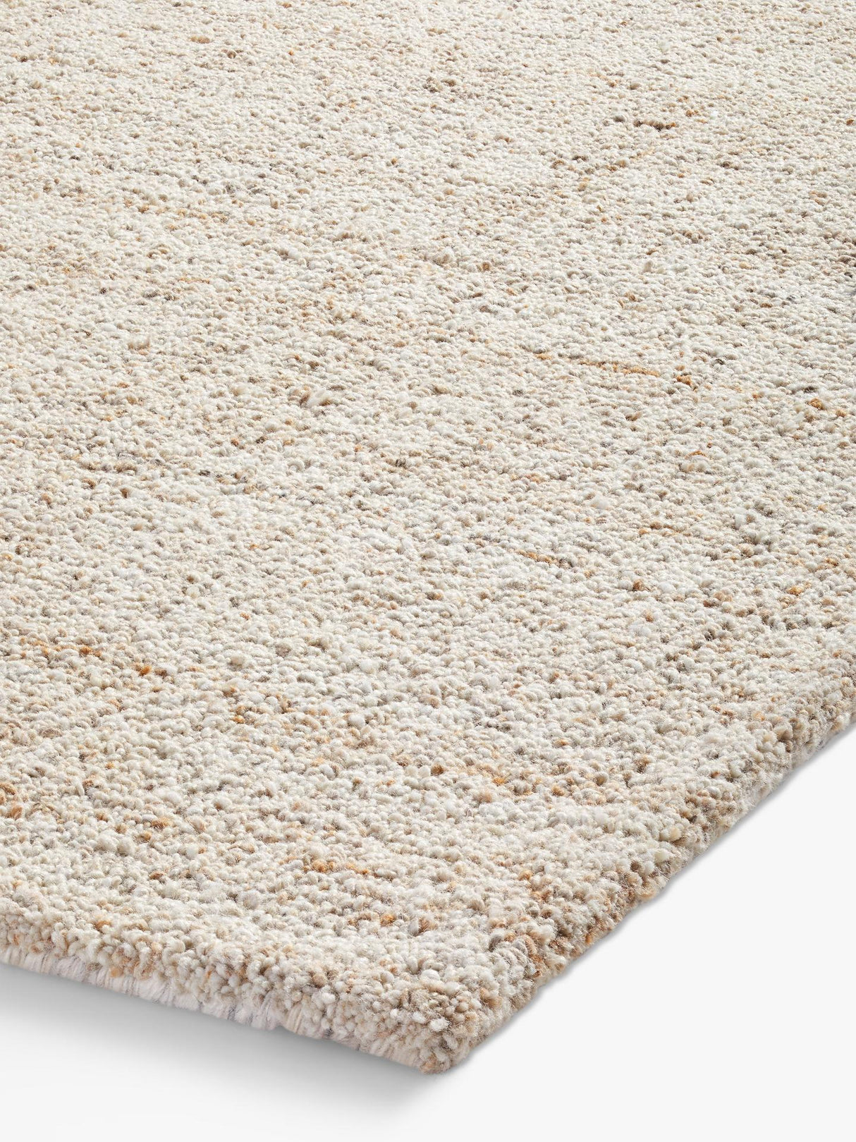 John Lewis Orkney Loop Pile Polyester Rectangular Rug Putty - L240 x W170cm