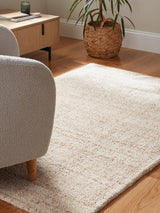 John Lewis Orkney Loop Pile Polyester Rectangular Rug Putty - L240 x W170cm