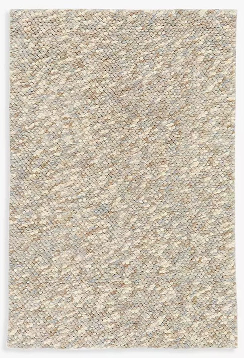 John Lewis & Partners Jelly Beans Wool Rug L180 x W120cm - Natural - Kazoop 
