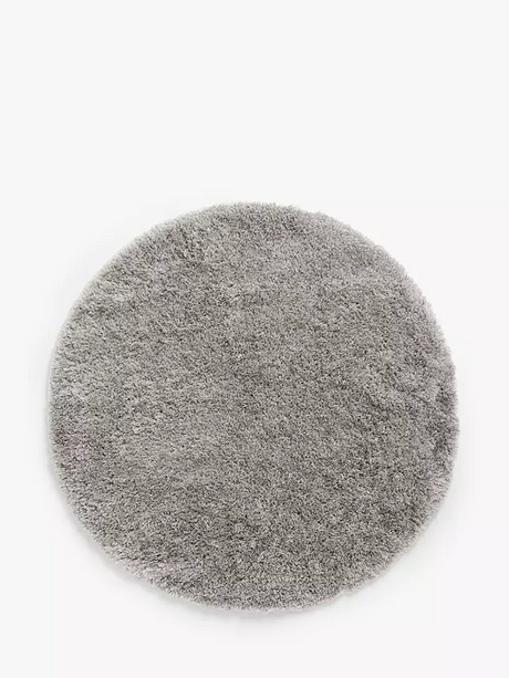 John Lewis & Partners Rhapsody Round Rug Dia 200cm - Silver - Kazoop 