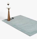 John Lewis Border Rectangular Hand Loomed Wool Rug L170 x W110cm - Blue