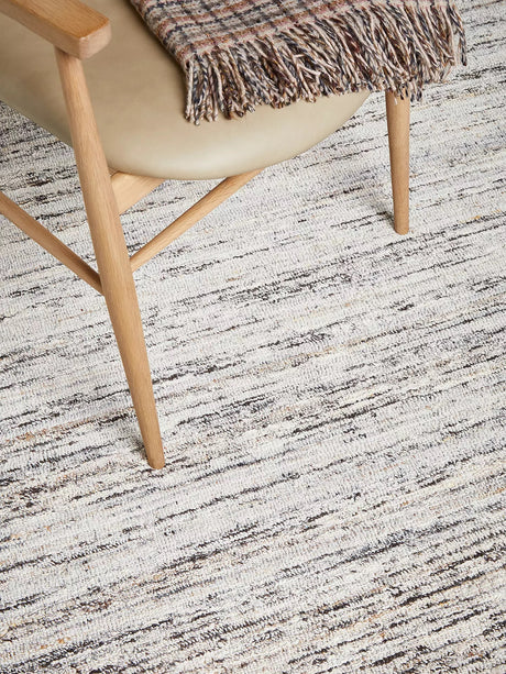 John Lewis Scandi Sketch Stripe Wool Blend Rug L150 x W90cm - Natural - Kazoop 