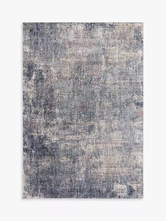 John Lewis & Partners Bold Abstract Rug L150 x W80cm - Blue - Kazoop 