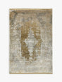 Gooch Luxury Distressed Medallion Traditional Rug L180 x W120cm - Bronze - Kazoop 