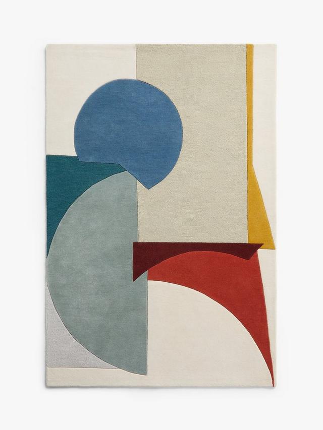 John Lewis Collage Connect Rug Multicoloured Wool Blend L300 x W200cm