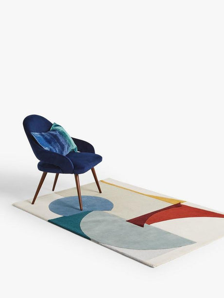 John Lewis Collage Connect Rug Multicoloured Wool Blend L300 x W200cm