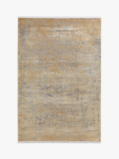 Gooch Luxury Gilver Rocco Lace Rectangular Traditional Rug Gold L180xW120 cm - Kazoop 
