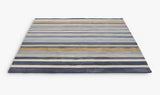 Harlequin Rosita Striped Rectangular Wool Rug L200 x W140cm - Blue/Multi