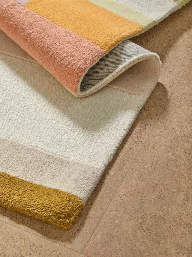 MADE Alonzo Rectangular Durable Wool Rug L170 x W120cm - Multicoloured