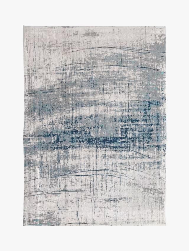 Louis De Poortere Mad Men Griff Collection Rug L180 x W120cm - Bronx Azurite
