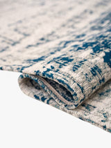 Louis De Poortere Mad Men Griff Collection Rug L180 x W120cm - Bronx Azurite