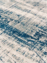 Louis De Poortere Mad Men Griff Collection Rug L180 x W120cm - Bronx Azurite