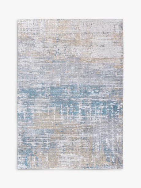 Louis De Poortere Streaks Abstract Rug L240 x W170 cm - Blue/Multi - Kazoop 