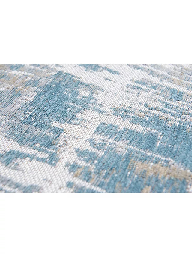 Louis De Poortere Streaks Abstract Rug L240 x W170 cm - Blue/Multi - Kazoop 