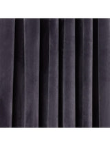 John Lewis Velvet Pair Lined Pencil Pleat Curtains Steel W167 x Drop 182cm