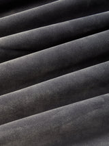 John Lewis Velvet Pair Lined Pencil Pleat Curtains Steel W167 x Drop 182cm