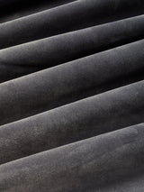 John Lewis Velvet Pair Lined Pencil Pleat Curtains W228 x Drop 137cm - Steel