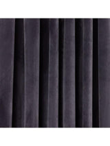 John Lewis Velvet Pair Lined Pencil Pleat Curtains W228 x Drop 137cm - Steel