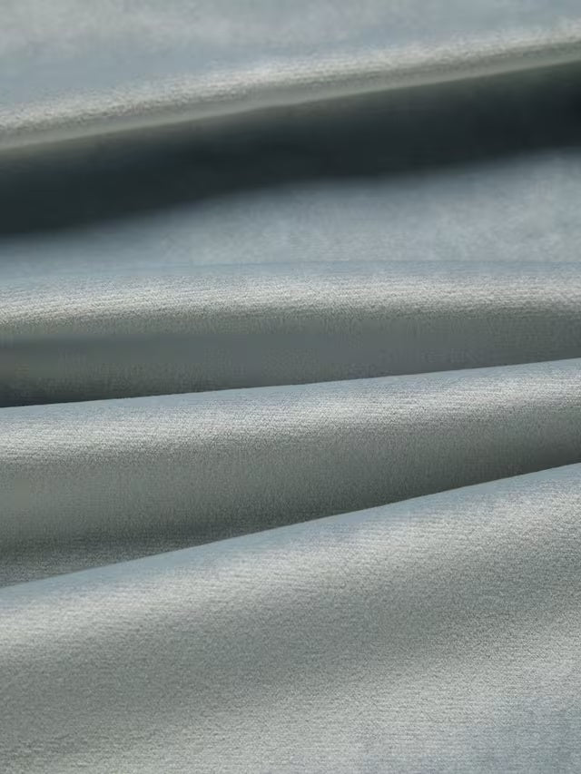 John Lewis Velvet Pair Lined Eyelet Curtains W228 x Drop 274cm - Silver