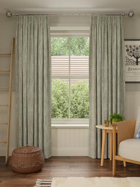 John Lewis Brushed Viscose Blend Lined Pencil Pleat Curtains W228 x D137cm