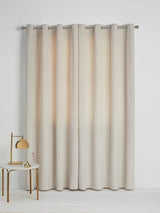 John Lewis Velvet Pair Lined Eyelet Curtains W167 x Drop 182cm - Champagne