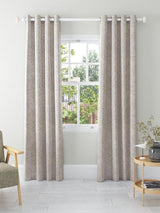 John Lewis Jouvene Blackout/Thermal Eyelet Curtains W167 x D182cm - Natural