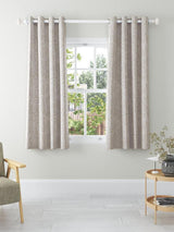 John Lewis Jouvene Blackout/Thermal Eyelet Curtains W167 x D182cm - Natural