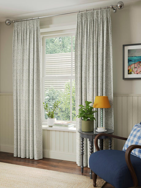 John Lewis Amara Print Blackout/Thermal Lined Pencil Pleat Curtains 228cm