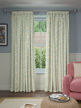 John Lewis Eloise Print Blackout Lined Pencil Pleat Curtains - W228 x 182cm