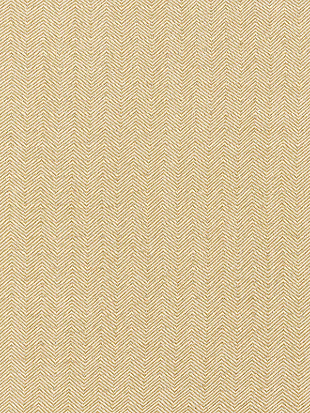 John Lewis Herringbone Pair Pencil Pleat Curtains W167 x Drop 228cm - Ochre - Kazoop 