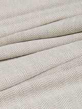 John Lewis Herringbone Weave Lined Pencil Pleat Curtains 228 x 137cm - Mole