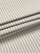 John Lewis Conwy Stripe Pair Lined Hidden Tab Top Curtains W167xD228cm Putty