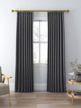 John Lewis Textured Blackout Pencil Pleat Curtains W167 x D228cm - Steel