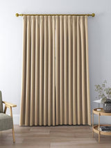 John Lewis Textured Blackout Pencil Pleat Curtains W228 x D137cm - Natural